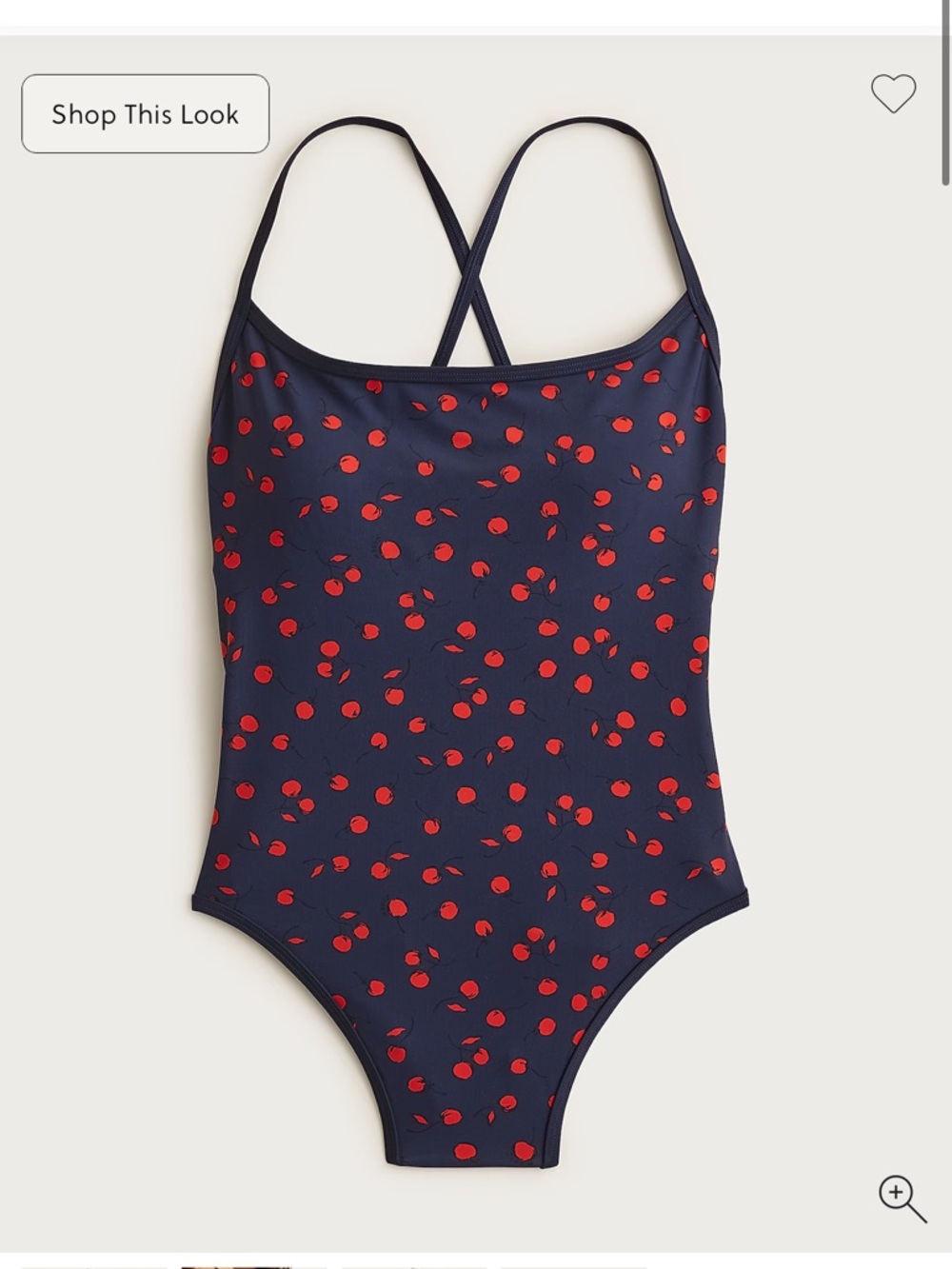 Jcrew Sydney one-piece swimsuit in cherry print - Picture 4 of 5